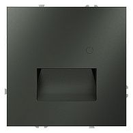 Подсветка светодиодная встраиваемая Voltum S70 с датчиком, титан пластик Soft touch VLS070706