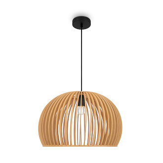 Подвесной светильник  45 см, E27 1 40W, К, Черный Maytoni Roots MOD195PL-01W1