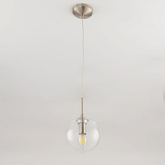 Светильник подвесной 15 см Citilux Томми CL102011, матовый хром