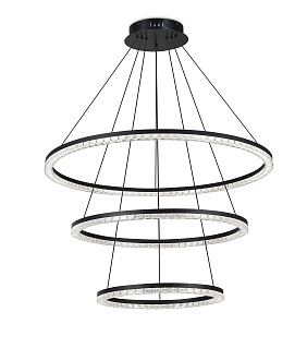 Люстра 850-650-460*1500, LED, 150W 4000K NewRgy LED P2830-DW-3D SANDY BLACK, SANDY BLACK
