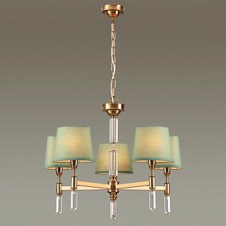 Подвесная/потолочная люстра диаметр 64 см Odeon Light London 4887/5 Бронза