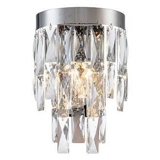 Настенный светильник 220*130*300 мм, 2*E14 хром Indigo Anna V000388, 12029/2W Chrome