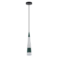 Подвесной светильник 8*8*140 см, LED 9W, 4000K, Зелёный LED4U L7122-1 GN