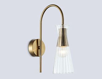 Бра 22*9*30- см, 1*E14*40W, K, Ambrella Light High Light LH55705, латунь