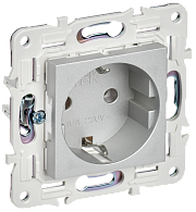 SKANDY Розетка с з/к без з/ш 16А SK-R05S сереб. IEK, SK-R11-16-K23
