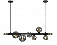 Подвесной светильник 1000*275*300/1480 мм, 8*G9 чёрный Indigo Canto V000240, 11026/8PL Black