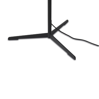 Торшер 150 см, 15W, 3000K, Freya Vabi FR6132FL-L15B, черный