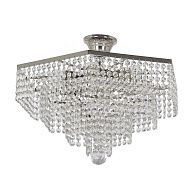 Люстра потолочная *40*21 см, 6*E27*60W, Arti Lampadari Loreto Nickel Loreto E 1.5.40.600 N, Матовый никель