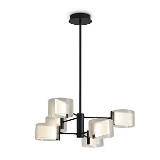Потолочный светильник 43-73 см, 6LED*5W, 3000K, Freya Ice FR5541CL-L30B, Черный