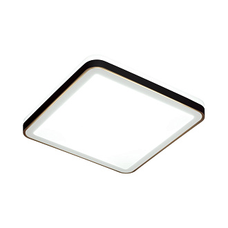 Cветильник 44*7 см, LED 48W, 3000-4200-6300 К, IP43, белый/черный/медный, пластик Sonex Akuna, 7621/DL