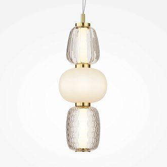 Подвесной светильник 17*17*363,5 см, LED, 28W, 3000К, Maytoni Pattern MOD267PL-L28G3K золотой