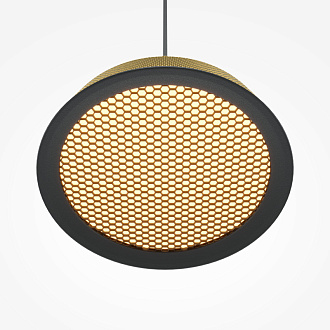 Подвесной светильник 15,3*328 см, LED, 12W, 3000К, Maytoni El MOD041PL-L15G3K черный
