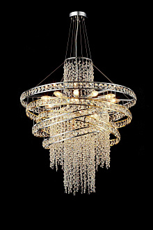 Люстра 800*850, 18*E14, 40W NewRgy Cristallo NW577-ф800*H850 Gold/Chrome, Gold/Chrome