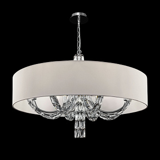 Подвесная люстра Maytoni Talento DIA008PL-08CH, диаметр 88 см, хром