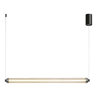 Светильник  подвесной светодиодный BAMBOO 1*LED*30W 4000K ST LUCE SL6224.413.01 черный