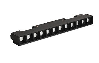 Светильник трековый магнитный 12W, 4000K, 22*2 см, Crystal Lux CLT 0.33 001 12W BL T4000K Черный