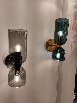 Настенное бра Odeon Light Vosti 4805/1W, никель/дымчатый