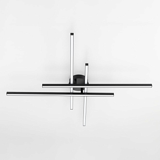 Люстра 117 см, 80W, 3000-5500K, 20 м2 Citilux CL203141 Стиг Черный