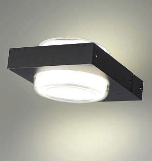 Светильник 19 см, 6W, 4000K, Odeon Light Vart 6654/6WL, черный