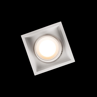 Встраиваемый светильник 8*8*6 см, 1*LED*7W 4000K LOFT IT Flash 10319/B White белый, вр 7,5 см
