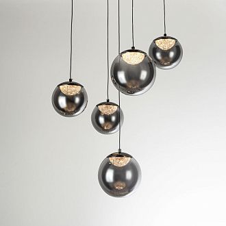 Светильник *50* см, LED*32W, 3000-6000K, Modelux  ML.2338.5 BK, Чёрный