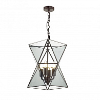 Подвесная люстра Favourite Polihedron 1919-4P, D350*H405/1190, черный