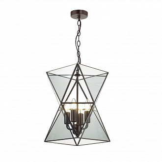 Подвесная люстра Favourite Polihedron 1919-4P, D350*H405/1190, черный