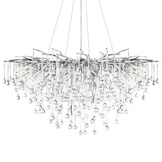 Подвесная люстра 100 см, Loft IT Drops 10376/1000, серебро