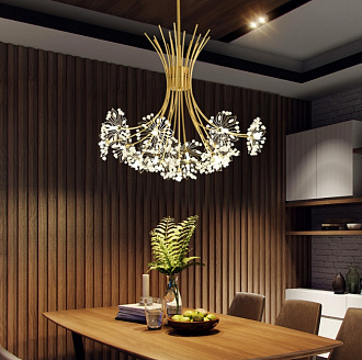 Светильник DZN-8511 ЗОЛОТО  D560/H620/19/LED/G9 BEATRIX 24-10