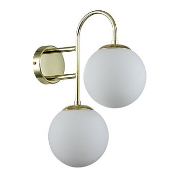 Настенный светильник 150*300*375 мм, 2*E14 золото Indigo Voga V000328, 13017/2W Gold