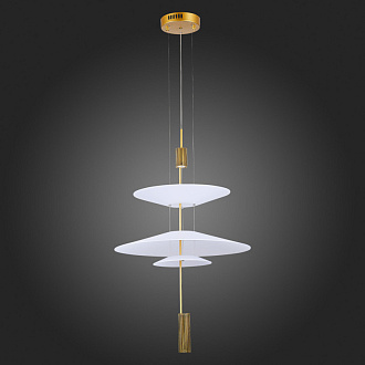 Люстра подвесная 50 см, 15W 3000K ST LUCE ISOLA SL6101.213.01 Золотистый