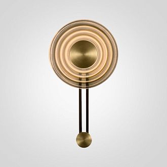 Бра FANCY D28 28*28*58 см, 1*LED*5W, 4000K, ImperiumLoft FANCY01, Латунь