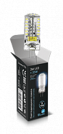 107707203 Лампа Gauss G4 AC150-265V 3W 240lm 4100K силикон LED 1/10/200