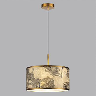 Подвес 38*38*202,9 см, 1 Е27*10W, Odeon Light Bergi, античная бронза 5064/1