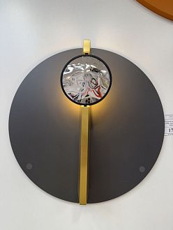 Настенный светильник 33 см, 3W, 3000K, Odeon Light Reflection 7096/3WL, бронза