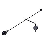 Бра 107 см, 8W, 3000K, Divinare ULL 2622/06 AP-8, черный