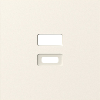 Donel A07 матовый кремовый накладка для розеток USB, серия DB, DE28631