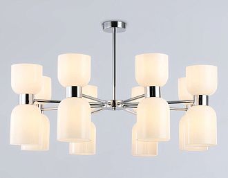 Люстра на штанге **30-51 см, 16*E14*40W, K, Ambrella Light High Light LH56085, хром