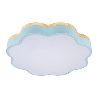 Потолочный светильник 50*7 см, 1*LED*36W 4000K голубой LOFT IT Axel 10225/36 Blue