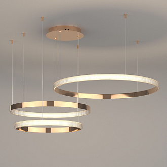 Светильник 114*93*110 см, *LED, 100W, 3300;4200;6500 Eurosvet Posh 90175/3, медь