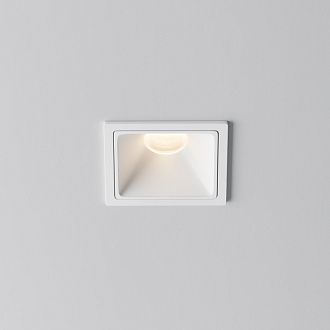 Встраиваемый светильник 6,5*6,5*5,2 см, LED, 10W, 3000К, Maytoni Technical Alfa LED DL043-01-10W3K-SQ-W-1 белый, вр 5,5*5,5 см