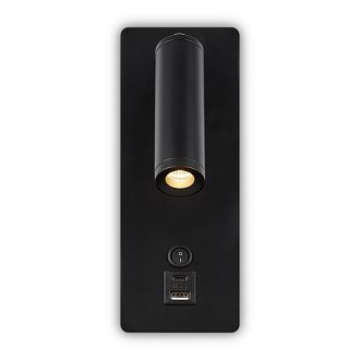 Бра 6*8*-22 см, 1*LED*3W, Freya Brok FR5341WL-L3B, Черный