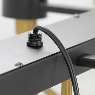 Потолочная люстра Lussole Mohave LSP-8397, 84*47 см, коричневый