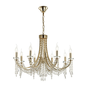 Люстра 75*75*121,9 см, 8 E14*40W, Odeon Light Capel, золотой 5063/8