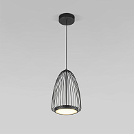 Подвесной светильник 22*22*50-150 см, LED*18W, 4000K, Eurosvet Comodita 40009/1 LED, черный, a069294