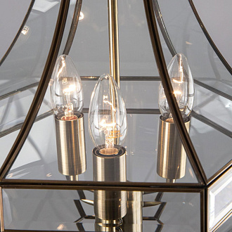 Светильник подвесной Citilux Гера CL444130, диаметр 31 см, бронза