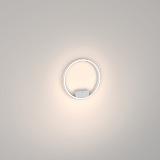 Накладной светильник 40*40*3,5 см, LED, 24W, 3000К, Maytoni Rim MOD058CL-L25WK белый