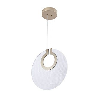 Подвесной светильник 41*40 см, 1*LED, 14W, 3000K Divinare Bilancia 5194/01 SP-15, Золото