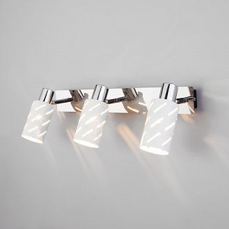 Настенный светильник 45 см Eurosvet Fente 20090/3 белый/хром