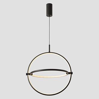 Светильник подвесной 36 см, 20W, 3000-6000K, Crystal Lux PROTON SP20W LED, черный